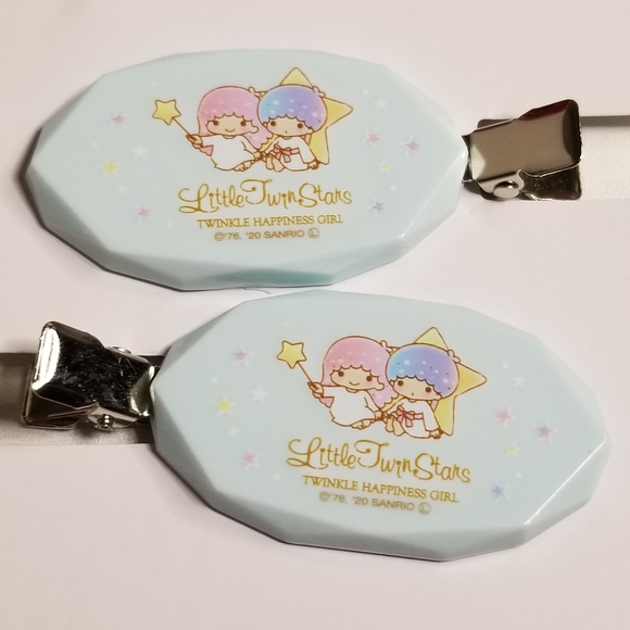 Sanrio Bangs Hair Clip - Little Twin Stars  2 pcs New - Picture 3 of 9